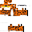 Minecraft skin texture, 64x64 pixels