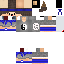 Minecraft skin texture, 64x64 pixels