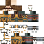 Minecraft skin texture, 64x64 pixels