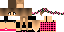 Minecraft skin texture, 64x32 legacy pixels