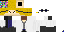 Minecraft skin texture, 64x32 legacy pixels