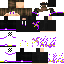 Minecraft skin texture, 64x64 pixels