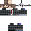 Minecraft skin texture, 64x64 pixels