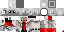 Minecraft skin texture, 64x32 legacy pixels