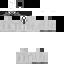 White Minecraft skin texture, 64x64 pixels