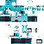 Minecraft skin texture, 64x64 pixels