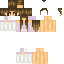 Minecraft skin texture, 64x64 pixels