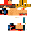 Minecraft skin texture, 64x64 pixels