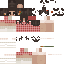 Minecraft skin texture, 64x64 pixels