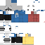 Minecraft skin texture, 64x64 pixels