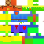 Minecraft skin texture, 64x64 pixels
