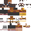 Minecraft skin texture, 64x64 pixels