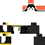 Minecraft skin texture, 64x64 pixels