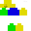 Minecraft skin texture, 64x64 pixels