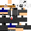 Minecraft skin texture, 64x64 pixels