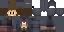 Minecraft skin texture, 64x32 legacy pixels