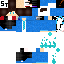 Minecraft skin texture, 64x64 pixels