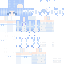 Blue Minecraft skin texture, 64x64 pixels
