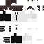 White Minecraft skin texture, 64x64 pixels