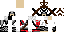 Minecraft skin texture, 64x32 legacy pixels