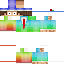 Minecraft skin texture, 64x64 pixels