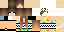 Minecraft skin texture, 64x32 legacy pixels