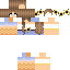 Minecraft skin texture, 64x64 pixels
