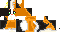 Minecraft skin texture, 64x32 legacy pixels