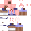 Minecraft skin texture, 64x64 pixels