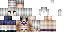 Minecraft skin texture, 64x32 legacy pixels