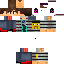 Minecraft skin texture, 64x64 pixels