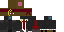 Minecraft skin texture, 64x32 legacy pixels