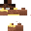 Minecraft skin texture, 64x64 pixels