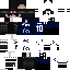 Minecraft skin texture, 64x64 pixels