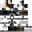 Minecraft skin texture, 64x64 pixels