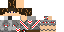 Minecraft skin texture, 64x32 legacy pixels