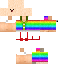 Minecraft skin texture, 64x64 pixels