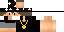 Minecraft skin texture, 64x32 legacy pixels