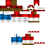 Minecraft skin texture, 64x64 pixels