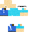 Minecraft skin texture, 64x64 pixels