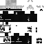 Black Minecraft skin texture, 64x64 pixels
