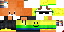 Minecraft skin texture, 64x32 legacy pixels