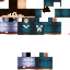 Minecraft skin texture, 64x64 pixels