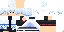 Minecraft skin texture, 64x32 legacy pixels