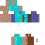Minecraft skin texture, 64x64 pixels