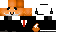 Minecraft skin texture, 64x32 legacy pixels