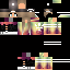 Minecraft skin texture, 64x64 pixels