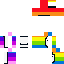 Minecraft skin texture, 64x64 pixels