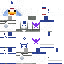 Minecraft skin texture, 64x64 pixels