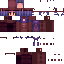 Red Minecraft skin texture, 64x64 pixels